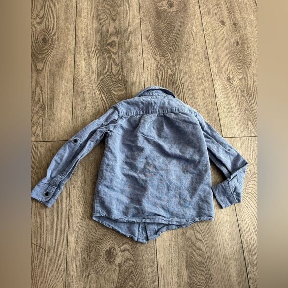 Janine &Jack and Gap Blue Kids Button-Up Shirt - Picture 3 of 11